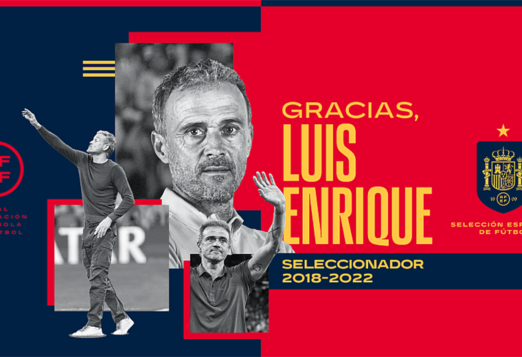 Luis Enrique no es más DT de España. Twitter