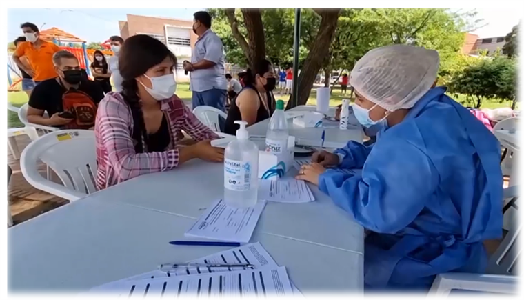 Las autoridades piden a la población asistir a los puntos de vacunación 