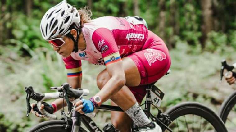  Miryam Núñez, ciclista ecuatoriana. Foto: Internet