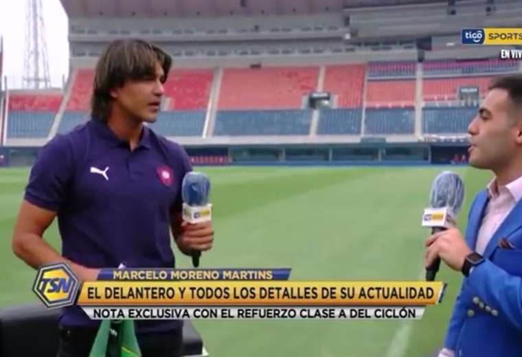 Marcelo Martins fue entrevistado este jueves por Tigo Sport Paraguay.