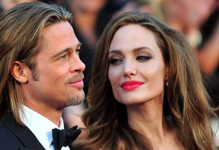 Brad Pitt y Angelina Jolie cuando eran pareja 