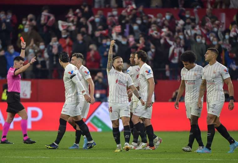 Sevilla dio un paso importante es jueves por la Europa League. Foto: AFP