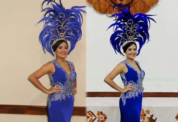 Paula Montero Villarroel, reina del Carnaval de San Ignacio/Foto: Carlos Quinquiví