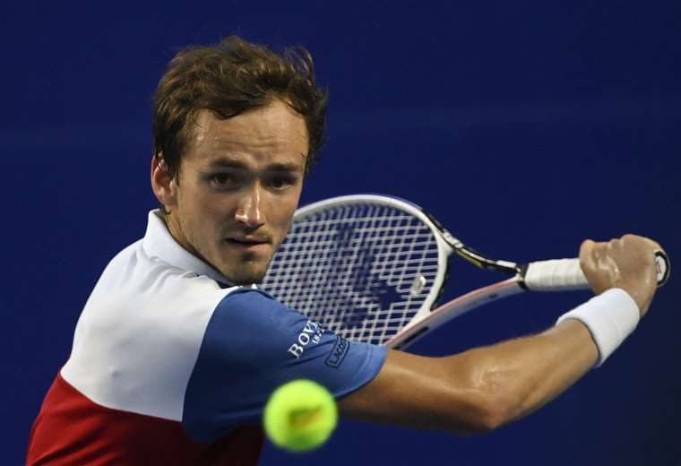 Daniil Medvedev alcanzó la cima del tenis mundial. Foto: AFP