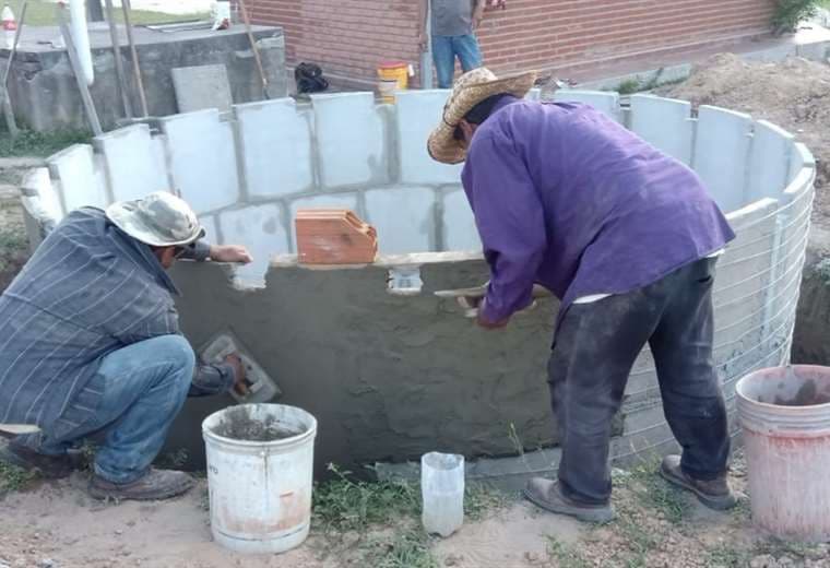 Construcción de tanques de agua en Concepción