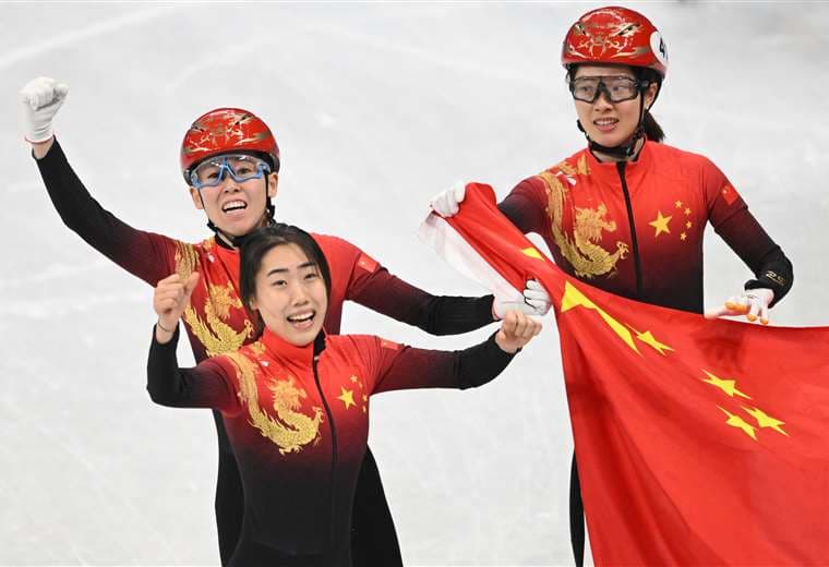 China obtiene su primer título olímpico en Pekín-2022. Foto AFP 