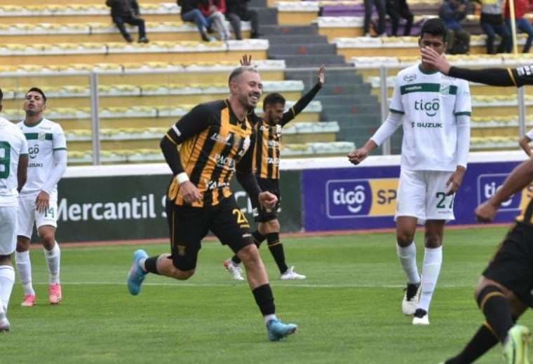 Rodrigo Amaral abrió el marcador a favor del Tigre. Foto: APG Noticias