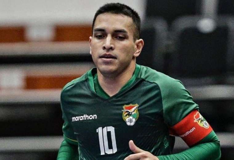 Romer Herrera, capitán de la selección boliviana de futsal. Foto: Internet