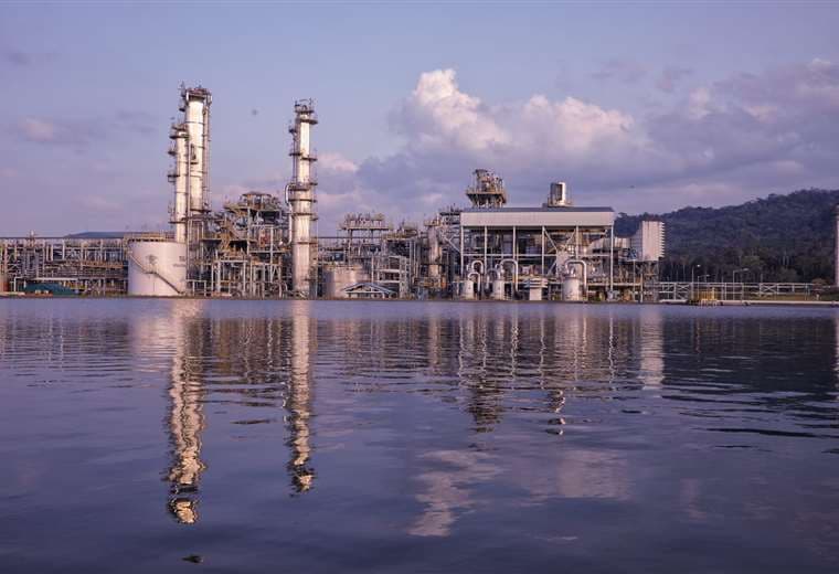 Planta de gas natural. Foto: YPFB