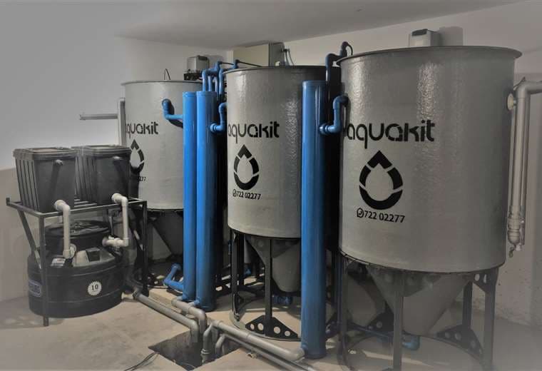 Sistemas de reciclaje de agua Foto:Aquakit