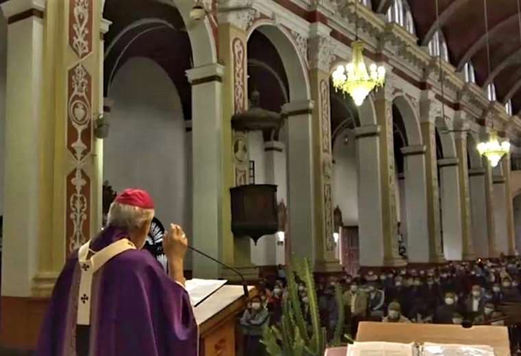 Monseñor Gualberti en la homilía dominical de Cuaresma