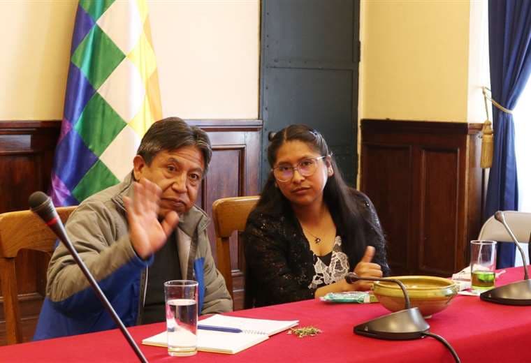 La Alcaldesa de El Alto se reunió con el Vicepresidente hoy 