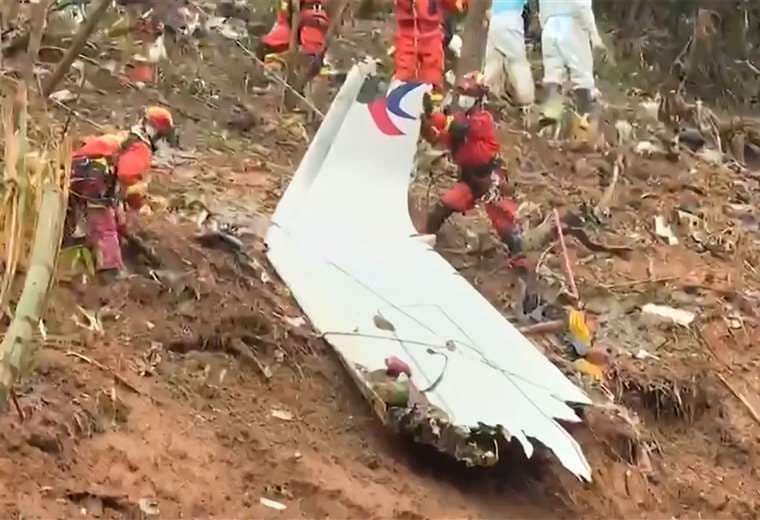 Accidente aéreo en China /Foto: AFP