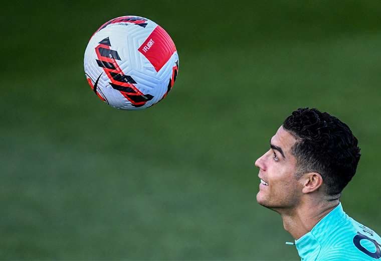 Cristiano Ronaldo, figura y capitán de la selección portuguesa. Foto: AFP