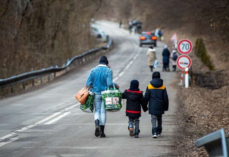 Muchos salen desplazados. Fotos: AFP