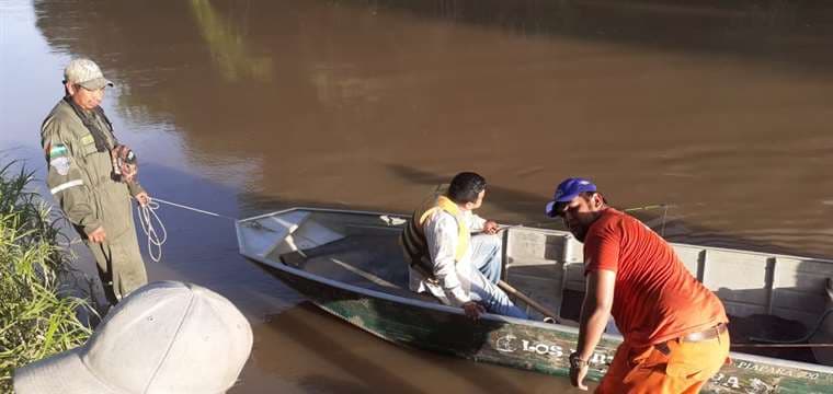 Rescate en el río San Pablo