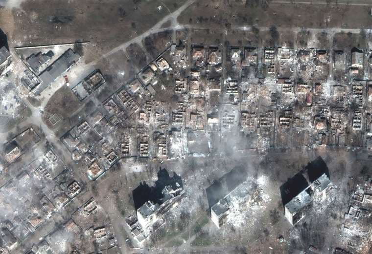 Mariúpol bombardeada por rusos/Foto: AFP