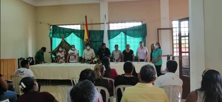Posesión de Guiser Chávez como presidente del Comité Cívico del Beni