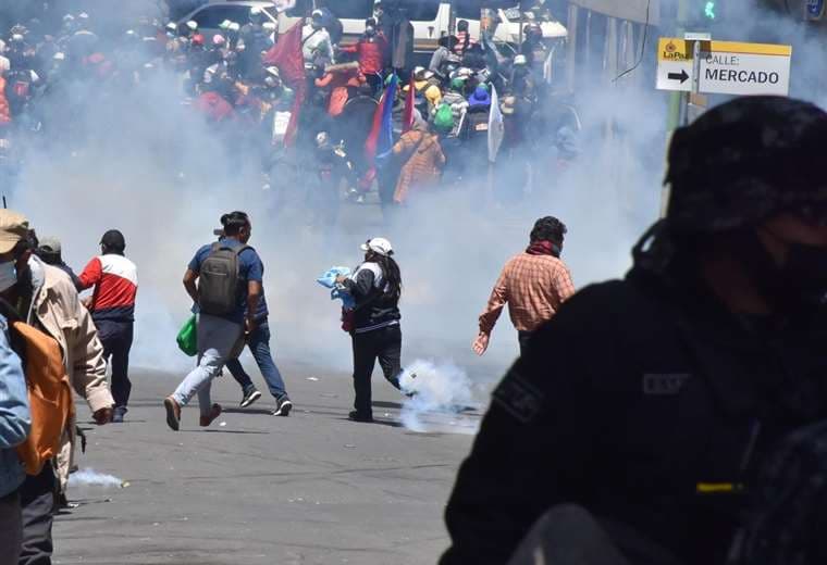 Protesta de maestros en La Paz I APG Noticias.