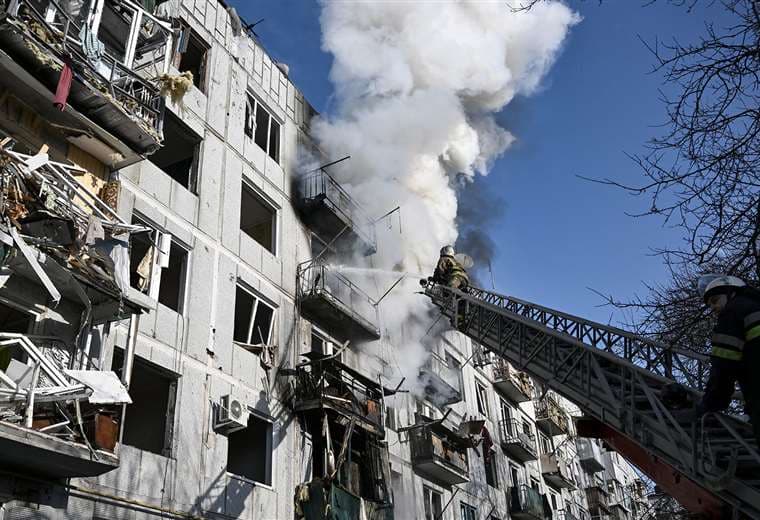Los bombardeos rusos sobre ucrania provocan numerosos fallecidos: AFP