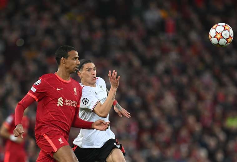 Liverpool y Benfica juegan el partido revancha en Anfield. Foto: AFP