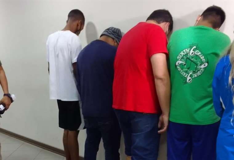 Cuatro de los cinco aprehendidos fueron enviadas a la cárcel/Foto Alejandra Quintela