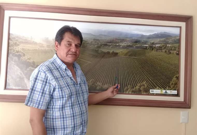 Efraín Rivera, secretario de Desarrollo Productivo de  la Gobernación de Tarija