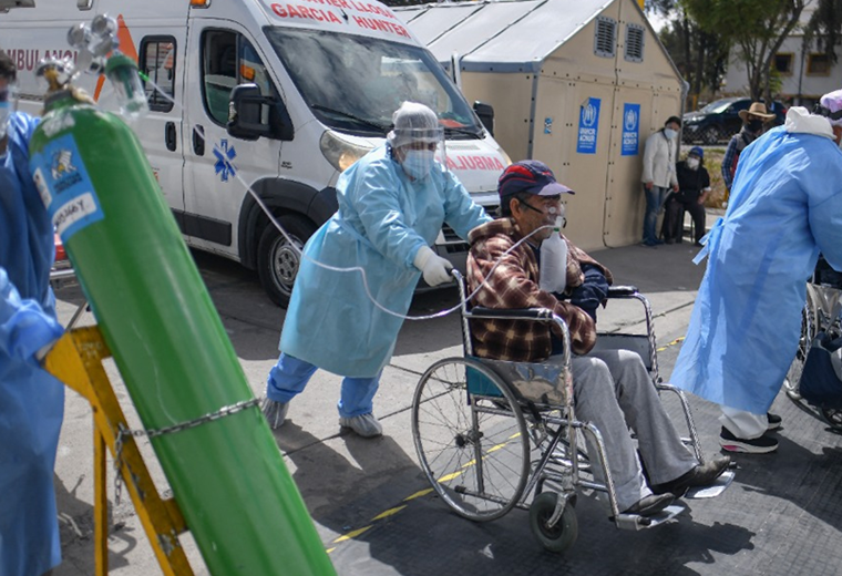 La pandemia golpeó fuerte a La Paz en enero.