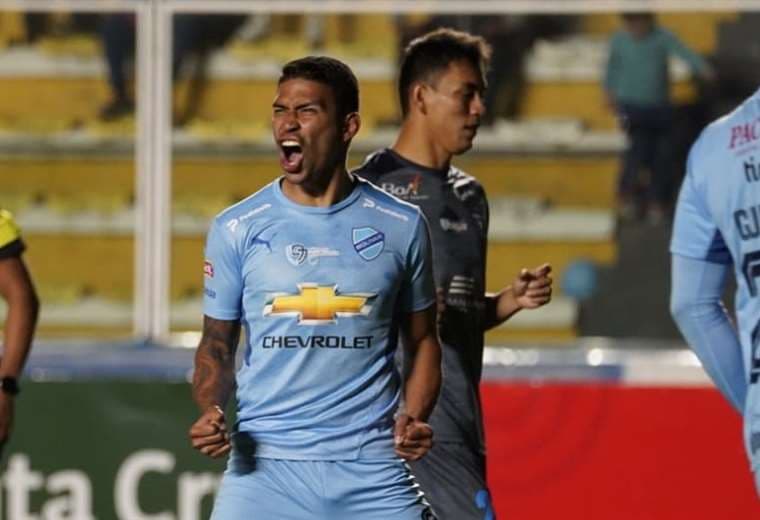 Diego Bejarano marcó el sexto gol y lo gritó con bronca. Foto: APG Noticias