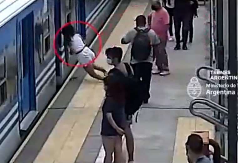 El accidente Ocurrió en la estación Independencia, de la Línea Belgrano Sur, en La Matanza