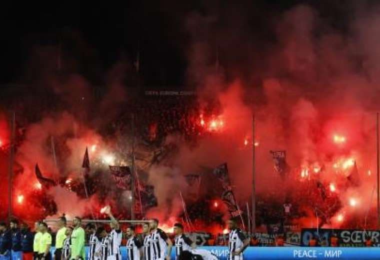Hubo disturbios en el estadio del Marsella. Foto: Internet