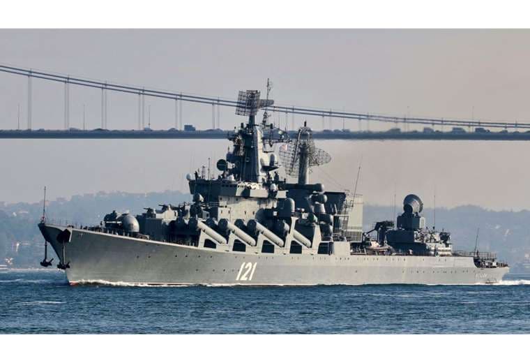 Rusia y Ucrania difieren sobre el naufragio del Moskva