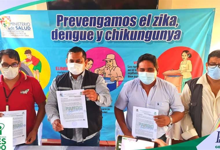 Declaran alerta sanitaria naranja, por dengue, en Pando