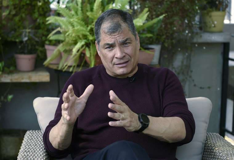 Expresidente ecuatoriano refugiado en Bélgica, Rafael Correa/ Foto: AFP