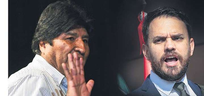 Evo Morales y Eduardo del Castillo