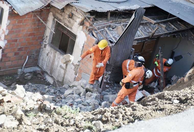 Un muro cayó anoche sobre una casa en La Paz I APG Noticias.