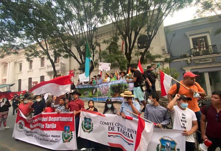 Pobladores piden anulación de contratos de explotación en Tariquía. Foto. D. Maygua