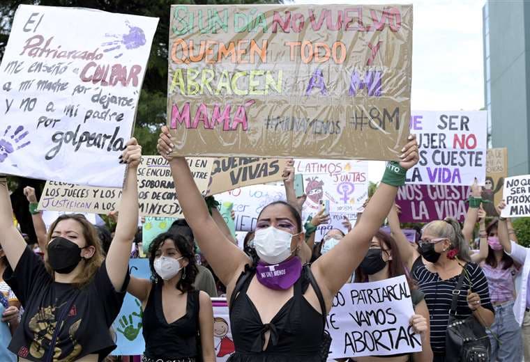 Protestas contra la violencia machista. Foto: Enrique Canedo.