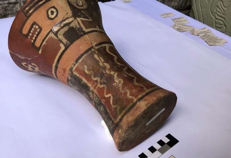 Estados Unidos devolvió 22 piezas de cerámica precolombina a Bolivia