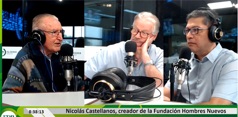 Nicolás Castellanos durante su entrevista en Influyentes