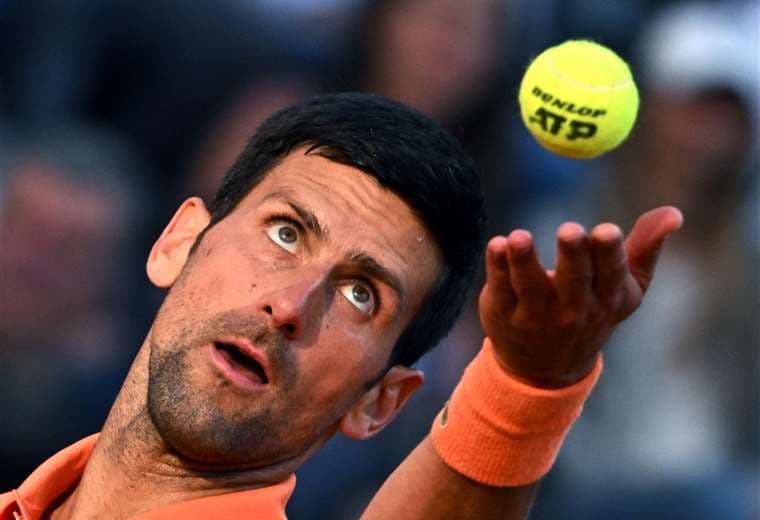Novak Djokovic es candidato a ganar el Master de Roma. Foto. AFP