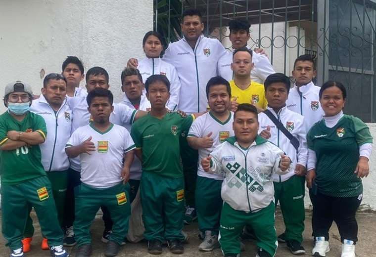 La selección boliviana de talla baja se encuentra en Santa Cruz. Foto: Olivia Ojopi