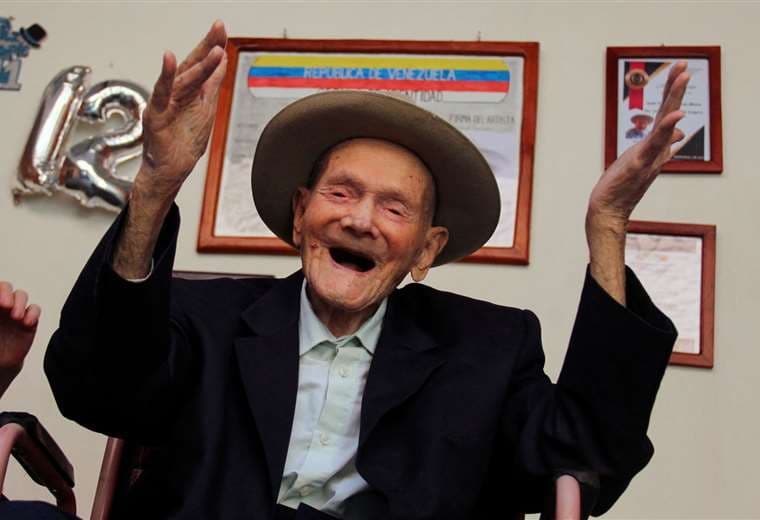 Vicente Pérez, el hombre más viejo del mundo/Foto: AFP