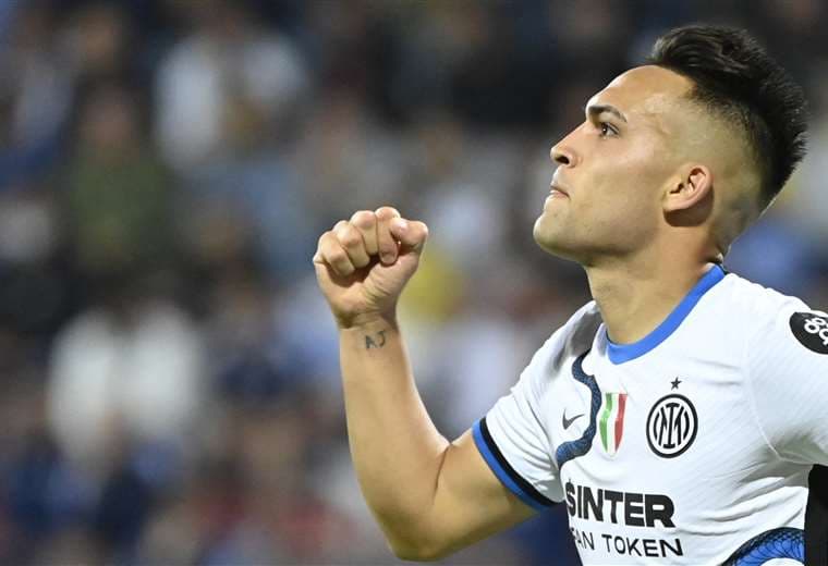 Lautaro Martínez es el hombre gol del Inter. Foto. AFP