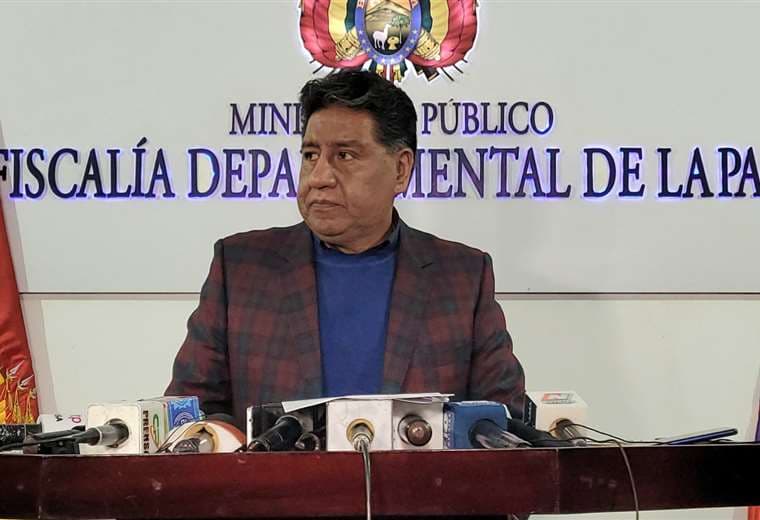 El fiscal departamental de La Paz dio un informe del caso.