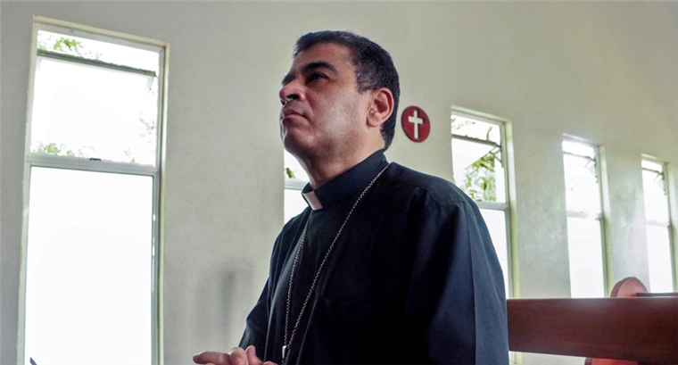 El obispo Rolando Álvarez mantiene una huelga de hambre contra el régimen de Ortega| AFP