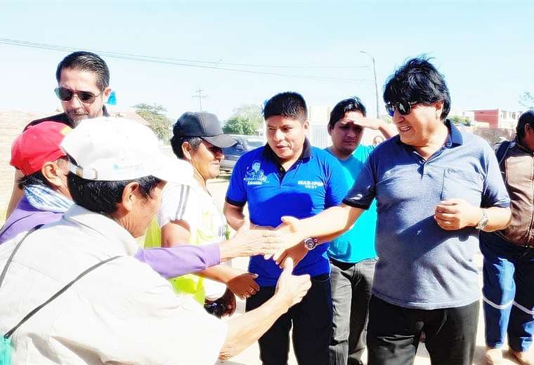 Evo Morales participó este fin de semana de un congreso de su partido