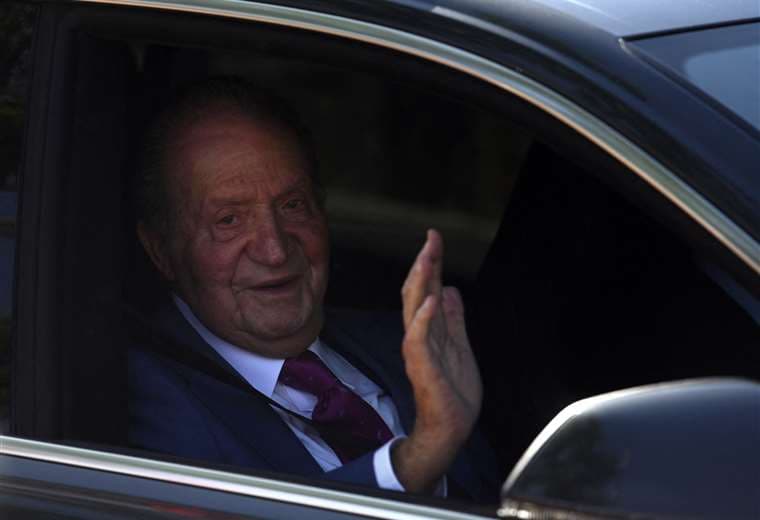 El exrey Juan Carlos I en su visita a España (Foto: AFP)