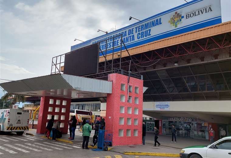 Terminal de Buses de Santa Cruz/ Foto: Juan Delgadillo