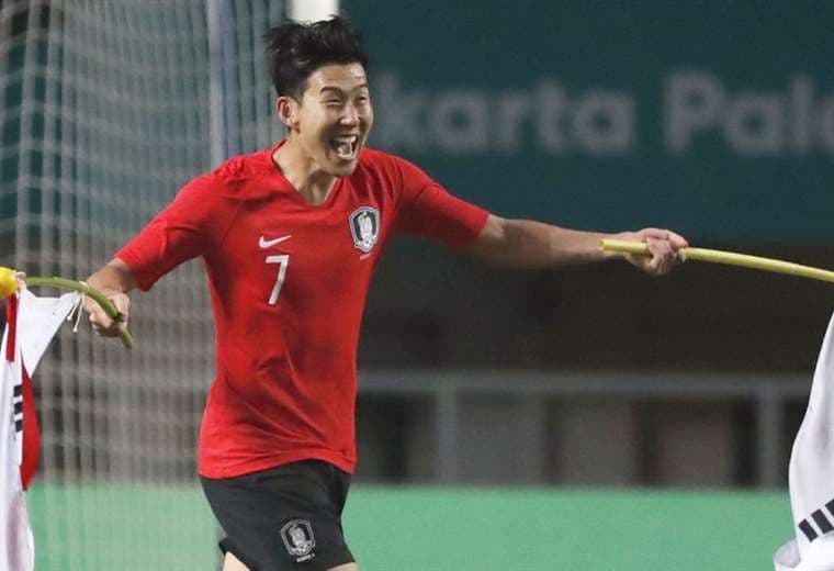 Son Heung Min, del Tottenham inglés, es la figura de Corea del Sur. Foto: Internet